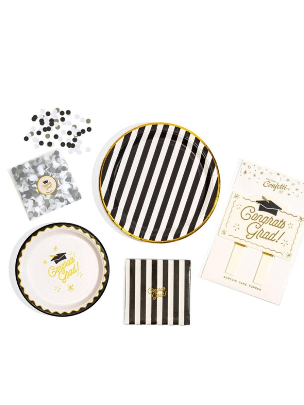 Graduation Party Supply Kit for 8